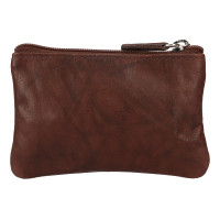 KOŽENÁ KLÍČENKA MARTHA TMAVĚ HNĚDÁ