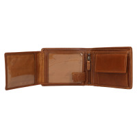 PÁNSKÁ KOŽENÁ PENĚŽENKA JULIAN HNĚDÁ