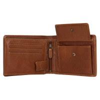 PÁNSKÁ KOŽENÁ PENĚŽENKA JULIAN HNĚDÁ