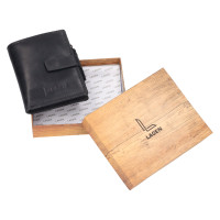 PÁNSKÁ KOŽENÁ PENĚŽENKA BERNARD ČERNÁ