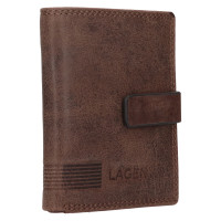 PÁNSKÁ KOŽENÁ PENĚŽENKA BERNARD HNĚDÁ