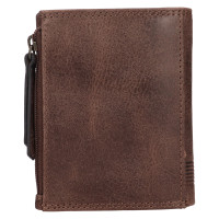 PÁNSKÁ KOŽENÁ PENĚŽENKA BERNARD HNĚDÁ