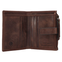 PÁNSKÁ KOŽENÁ PENĚŽENKA BERNARD HNĚDÁ