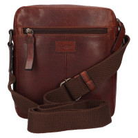 PÁNSKÝ KOŽENÉ CROSSBODY ARMIN CAMEL