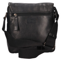 PÁNSKÁ KOŽENÉ CROSSBODY ARTUR ČERNÁ