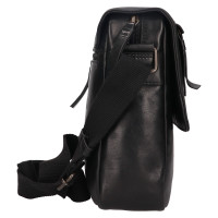 PÁNSKÁ KOŽENÉ CROSSBODY ARTUR ČERNÁ