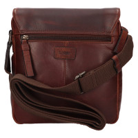 PÁNSKÁ KOŽENÁ CROSSBODY ARTUR HNĚDÁ