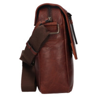 PÁNSKÁ KOŽENÁ CROSSBODY ARTUR HNĚDÁ