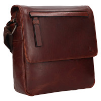 PÁNSKÁ KOŽENÁ CROSSBODY ARTUR HNĚDÁ