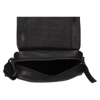 PÁNSKÁ KOŽENÁ CROSSBODY BASIL ČERNÁ
