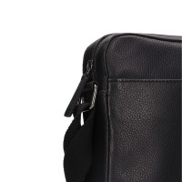 PÁNSKÁ KOŽENÉ CROSSBODY PERCY ČERNÁ