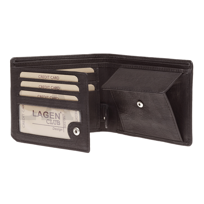 PÁNSKÁ KOŽENÁ PENĚŽENKA ADAM HNĚDÁ