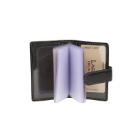 KOŽENÝ VIZITKÁŘ ERIN ČERNÁ