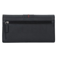 dámská peněženka kožená 4153 černá/červená BLK/RED