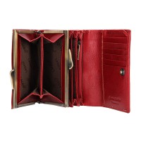 dámská peněženka kožená 50040 červená - RED