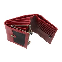 dámská peněženka kožená 50040 červená - RED