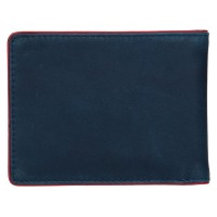 pánská peněženka kožená 50043 - modrá/červená - BLUE/RED