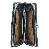 dámská peněženka kožená NPD-80 modrá - BLUE