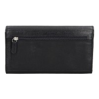 DÁMSKÁ KOŽENÁ PENĚŽENKA OLIVIA ČERNÁ