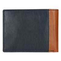 pánská peněženka kožená 5433 - modrá/světle hnědá - INDIGO/TAN