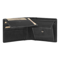 pánská peněženka kožená 511462 - černá - BLK