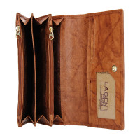 DÁMSKÁ KOŽENÁ PENĚŽENKA LAURENT COGNAC