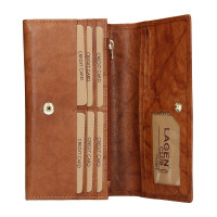 DÁMSKÁ KOŽENÁ PENĚŽENKA LAURENT COGNAC