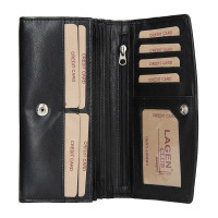 DÁMSKÁ KOŽENÁ PENĚŽENKA HANNAH ČERNÁ