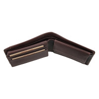 PÁNSKÁ KOŽENÁ PENĚŽENKA LEONARDO HNĚDÁ