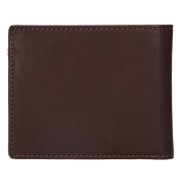 PÁNSKÁ KOŽENÁ PENĚŽENKA LEONARDO HNĚDÁ