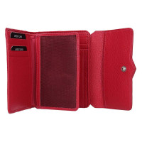 dámská peněženka kožená 51623 - červená - RASPBERRY