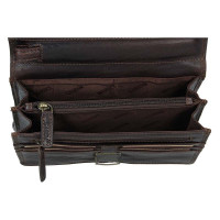 KOŽENÁ ETUE JAY TMAVĚ HNĚDÁ