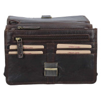 KOŽENÁ ETUE JAY TMAVĚ HNĚDÁ