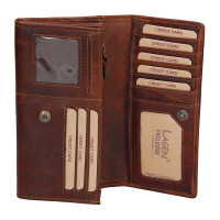 DÁMSKÁ KOŽENÁ PENĚŽENKA HANA HNĚDÁ